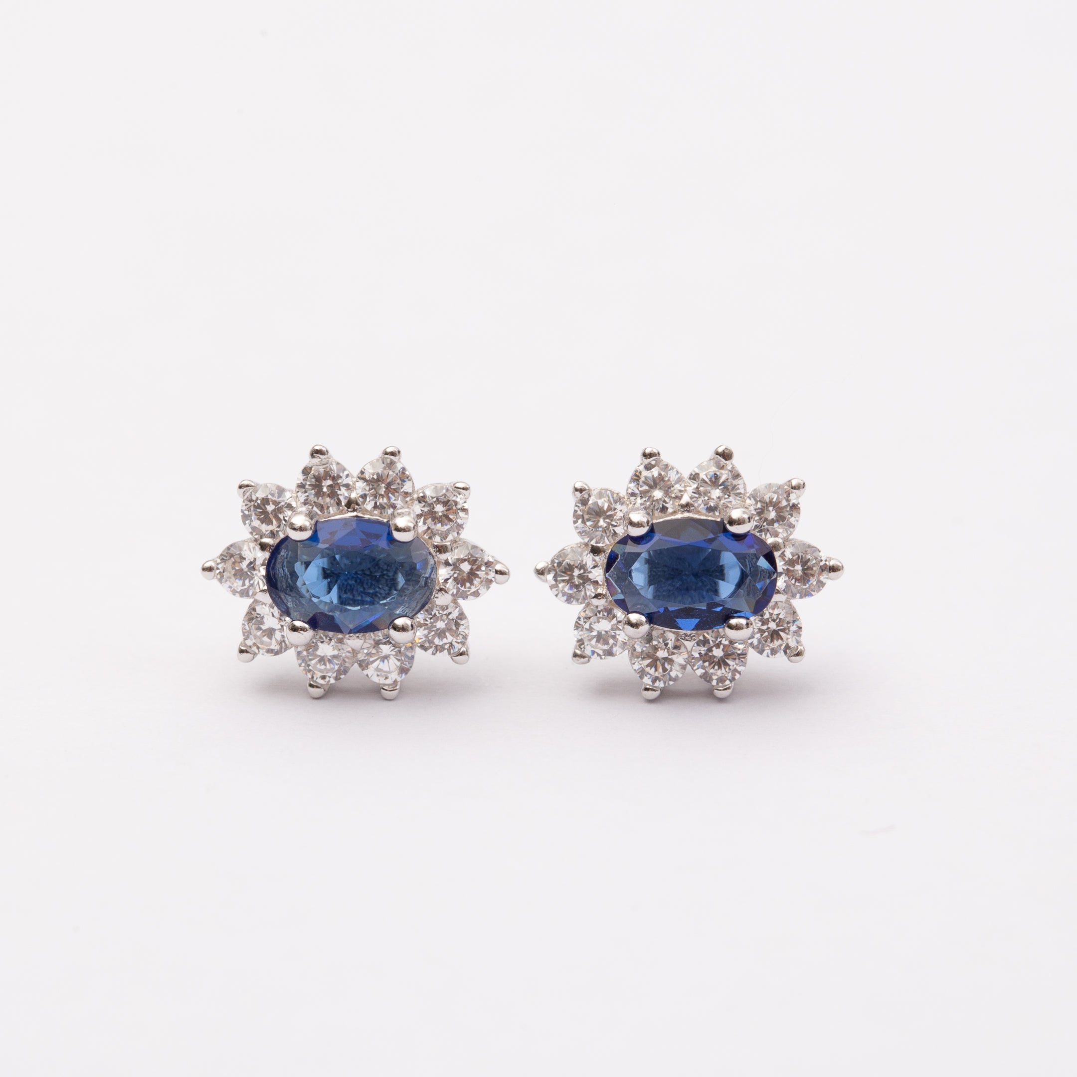 Boucles d'oreilles en argent rhodié garanties