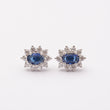 Boucles d'oreilles en argent rhodié garanties