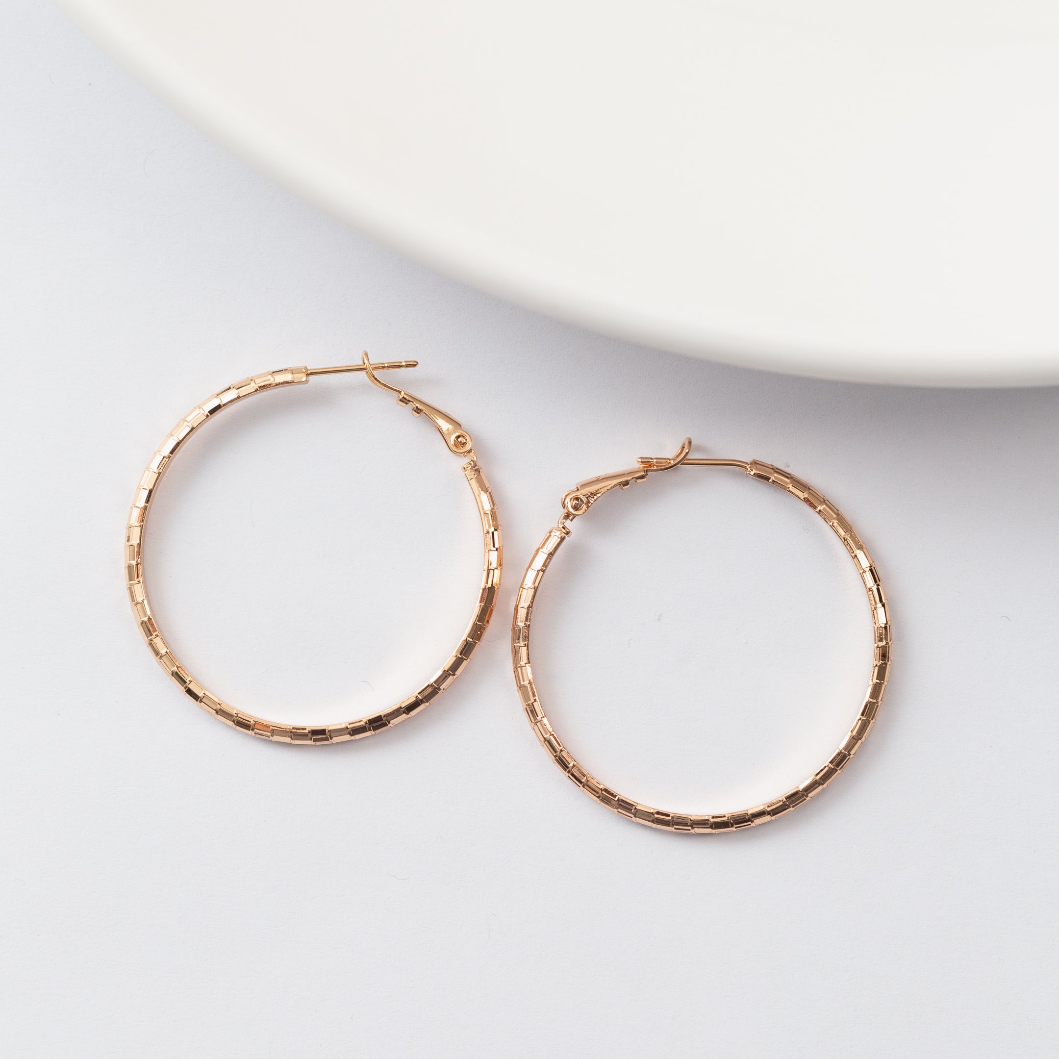 Boucles d'oreilles en plaqué or Xuping Xp - Créoles