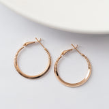 Boucles d'oreilles en plaqué or Xuping Xp - Créoles