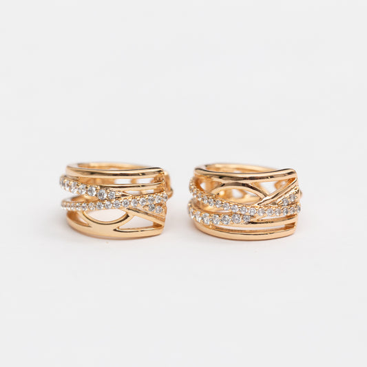 Boucles d'oreilles en plaqué or Xuping Xp