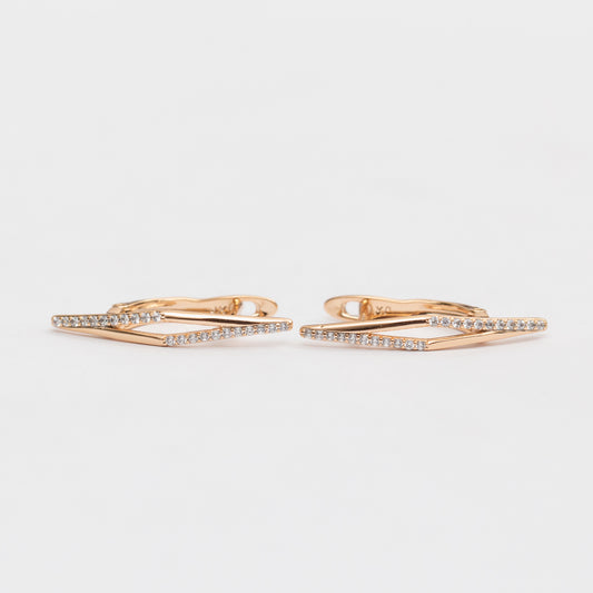 Boucles d'oreilles en plaqué or Xuping Xp