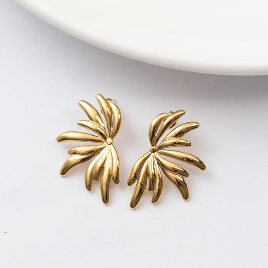 Boucles d'oreilles en acier