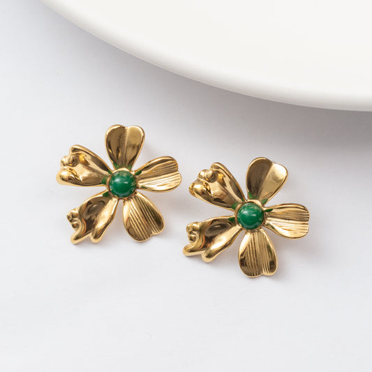 Boucles d'oreilles en acier