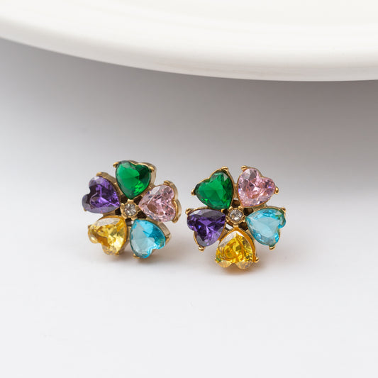 Boucles d'oreilles en acier