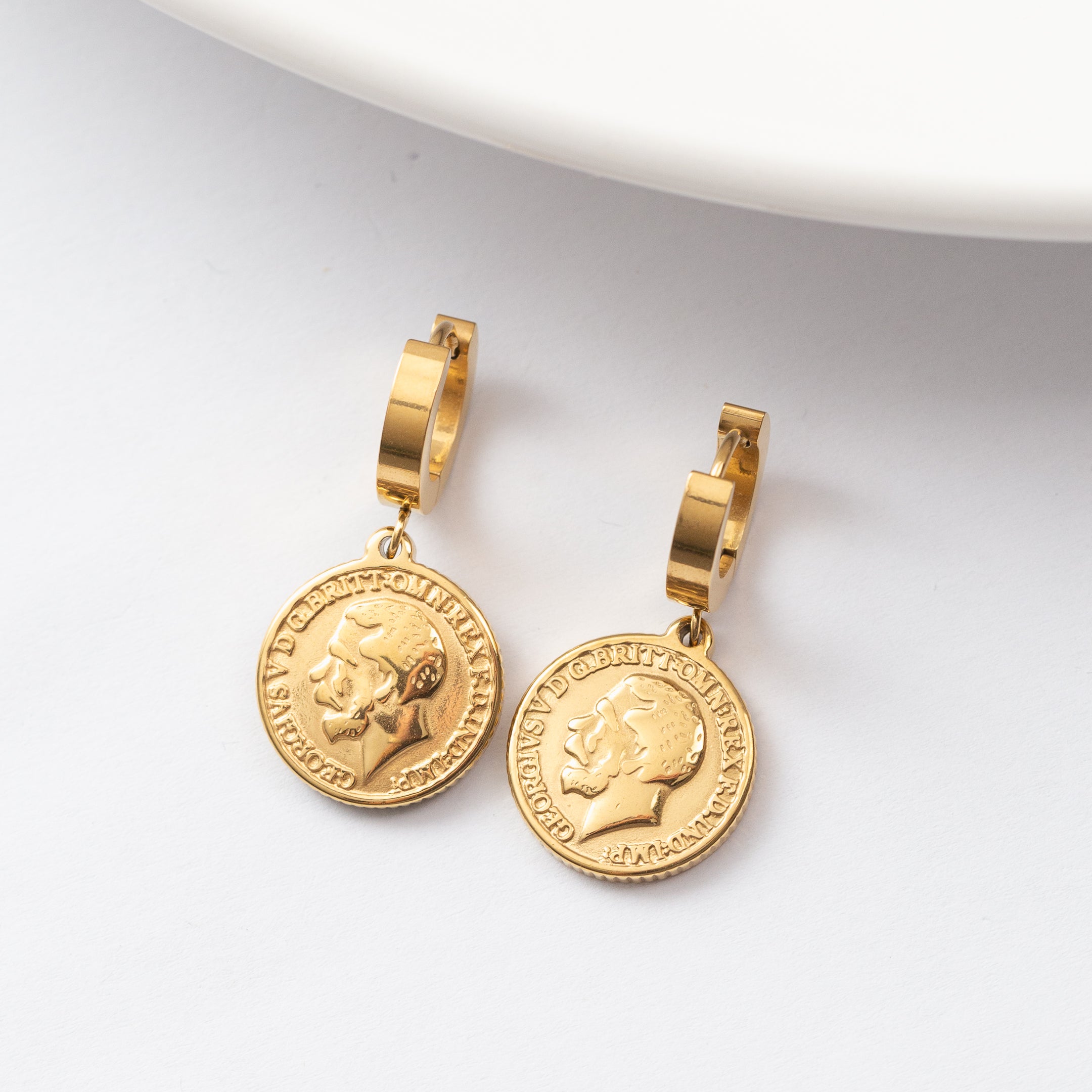 Boucles d'oreilles en acier