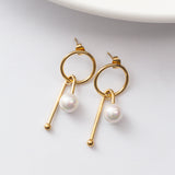Boucles d'oreilles en acier