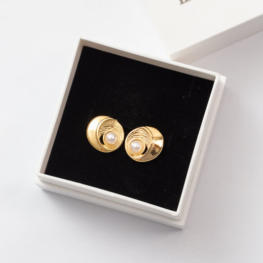 Boucles d'oreilles en acier