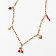 Collier en acier à un seul rang avec des motifs décoratifs