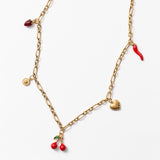 Collier en acier à un seul rang avec des motifs décoratifs