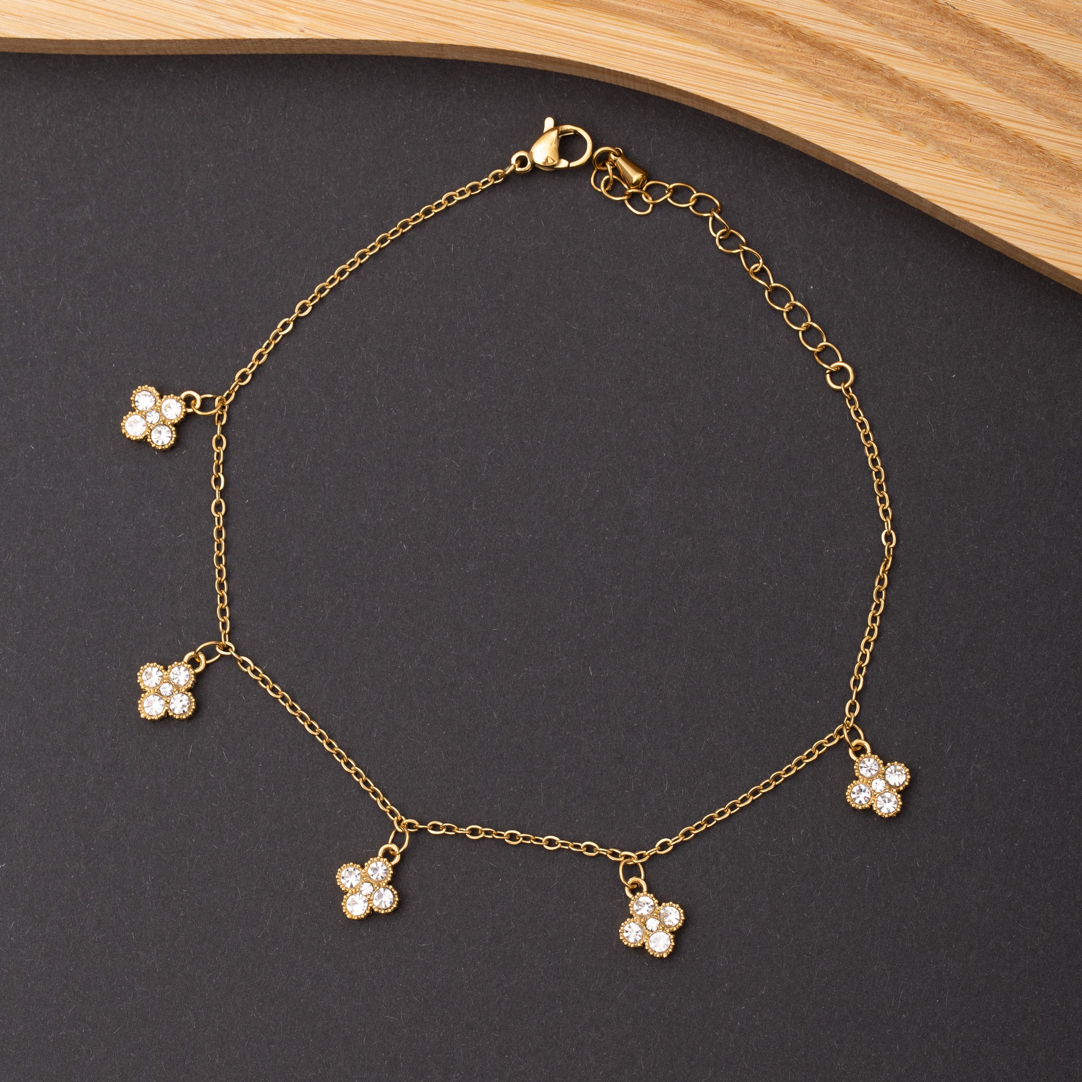 Chaine cheville CLOVER BLOOM en acier inoxydable garantie