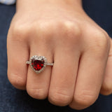 Bague En Plaqué Or Xuping Xp Tendance - Cœur