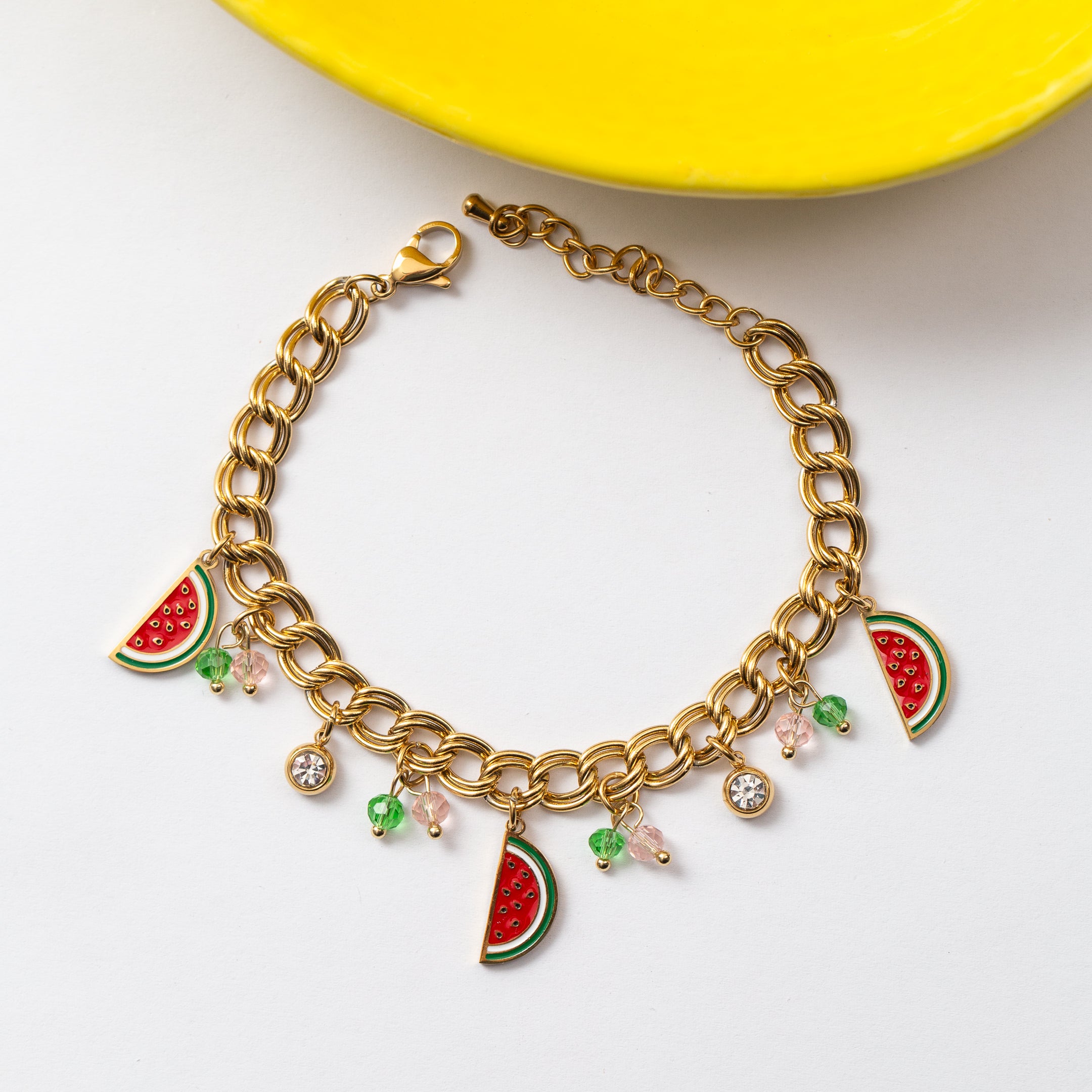 Gourmette en acier tendance