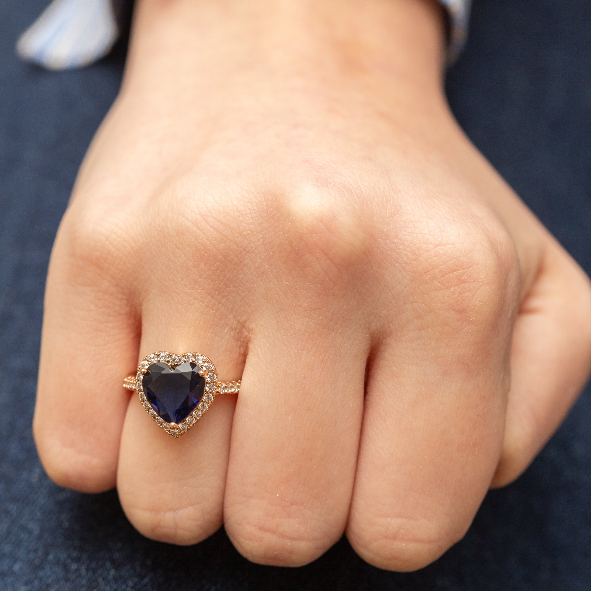 Bague En Plaqué Or Xuping Xp Tendance - Cœur