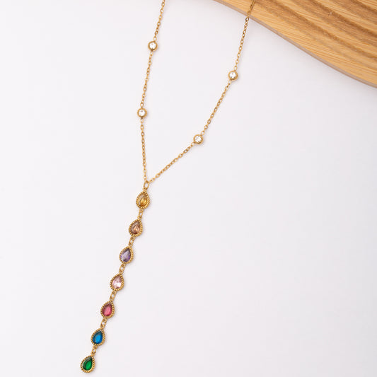Collier CLOVER BLOOM en acier inoxydable garanti