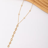 Collier Lumi Cravate en acier inoxydable garanti