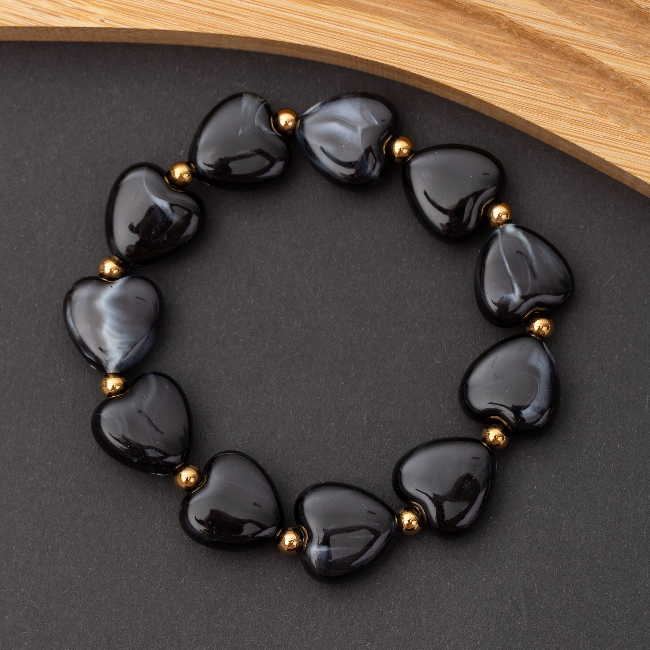Bracelet cœur en acier inoxydable garanti