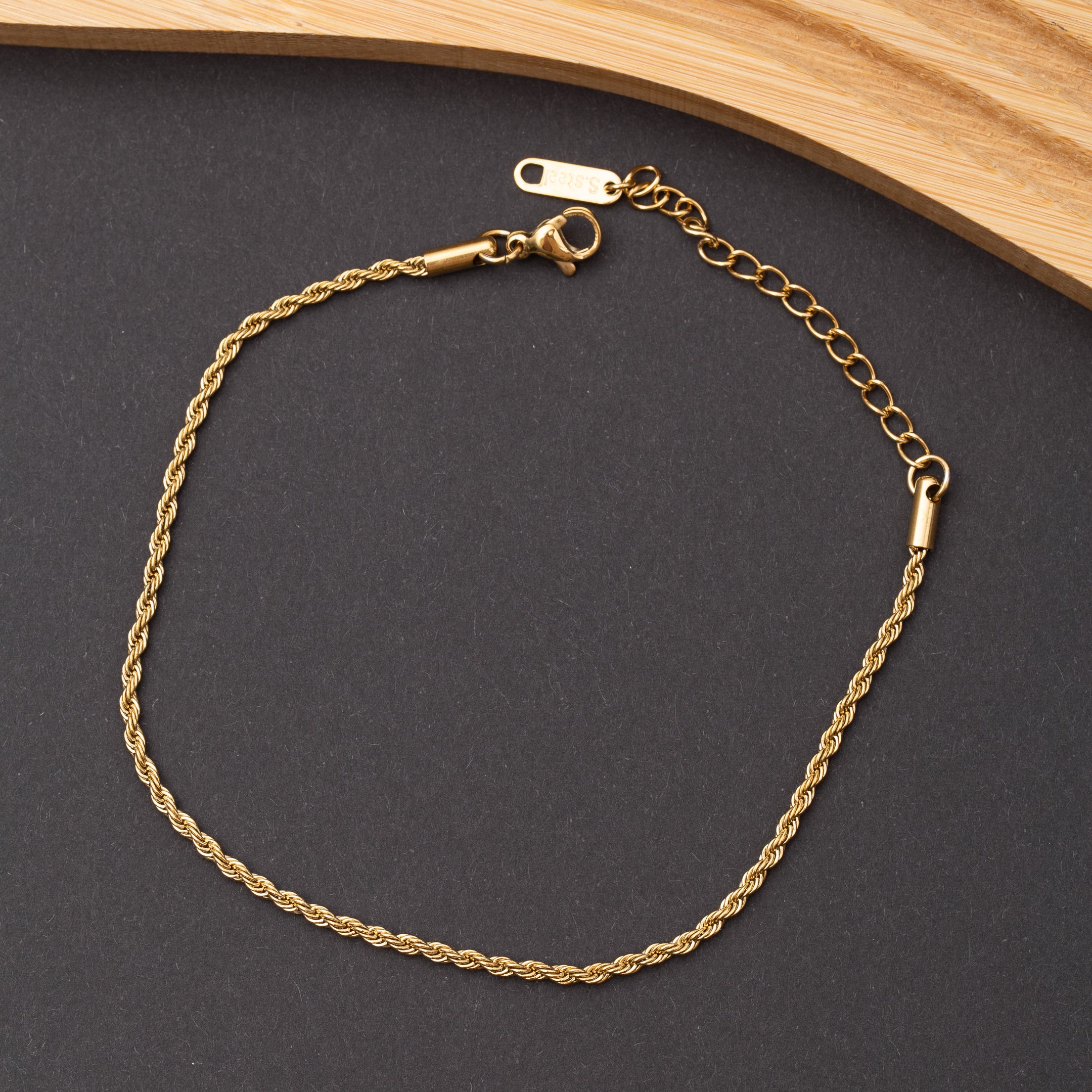 Chaine de cheville en acier inoxydable garantie