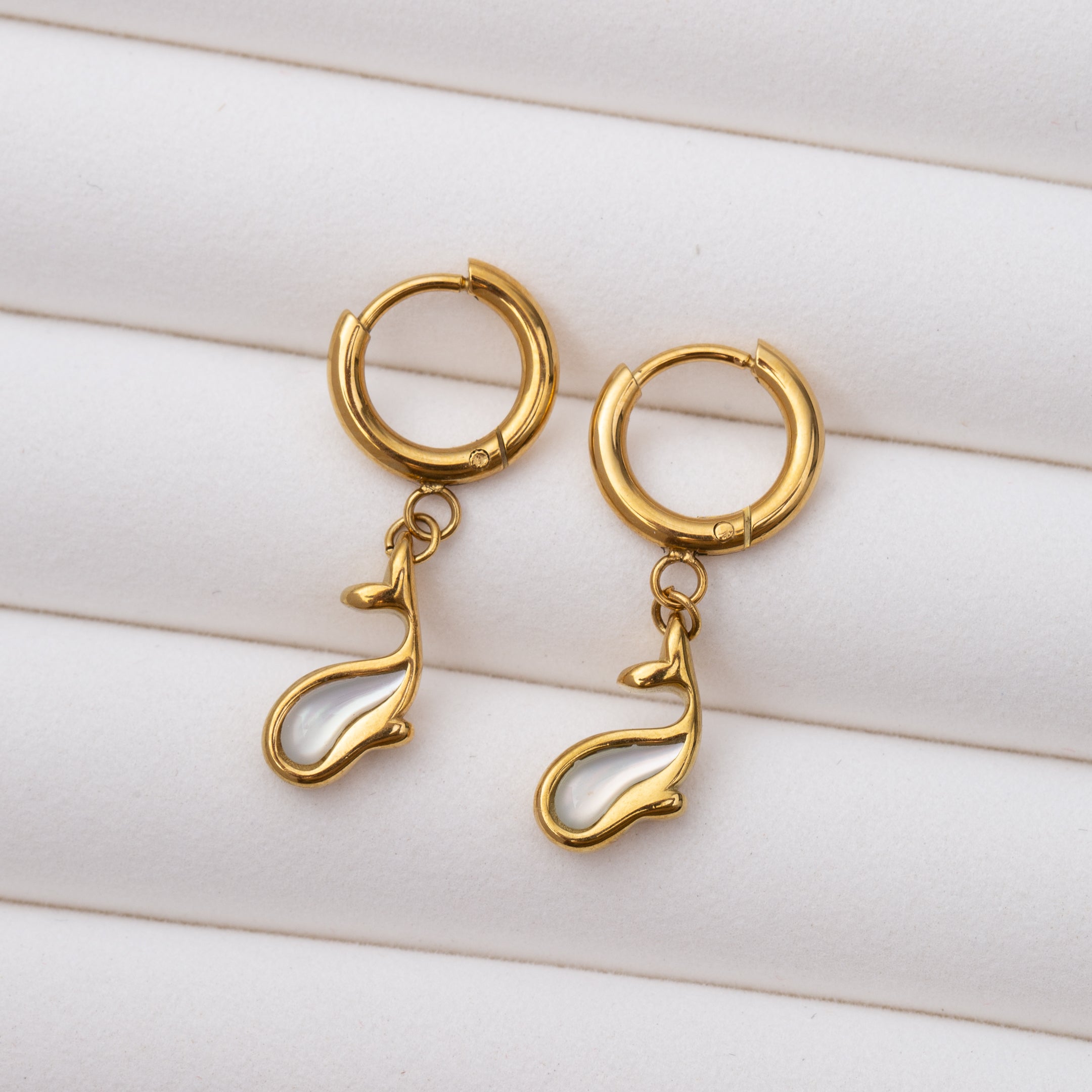 Boucles d'oreilles en acier inoxydable garanties