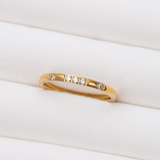 Bague en acier inoxydable garantie