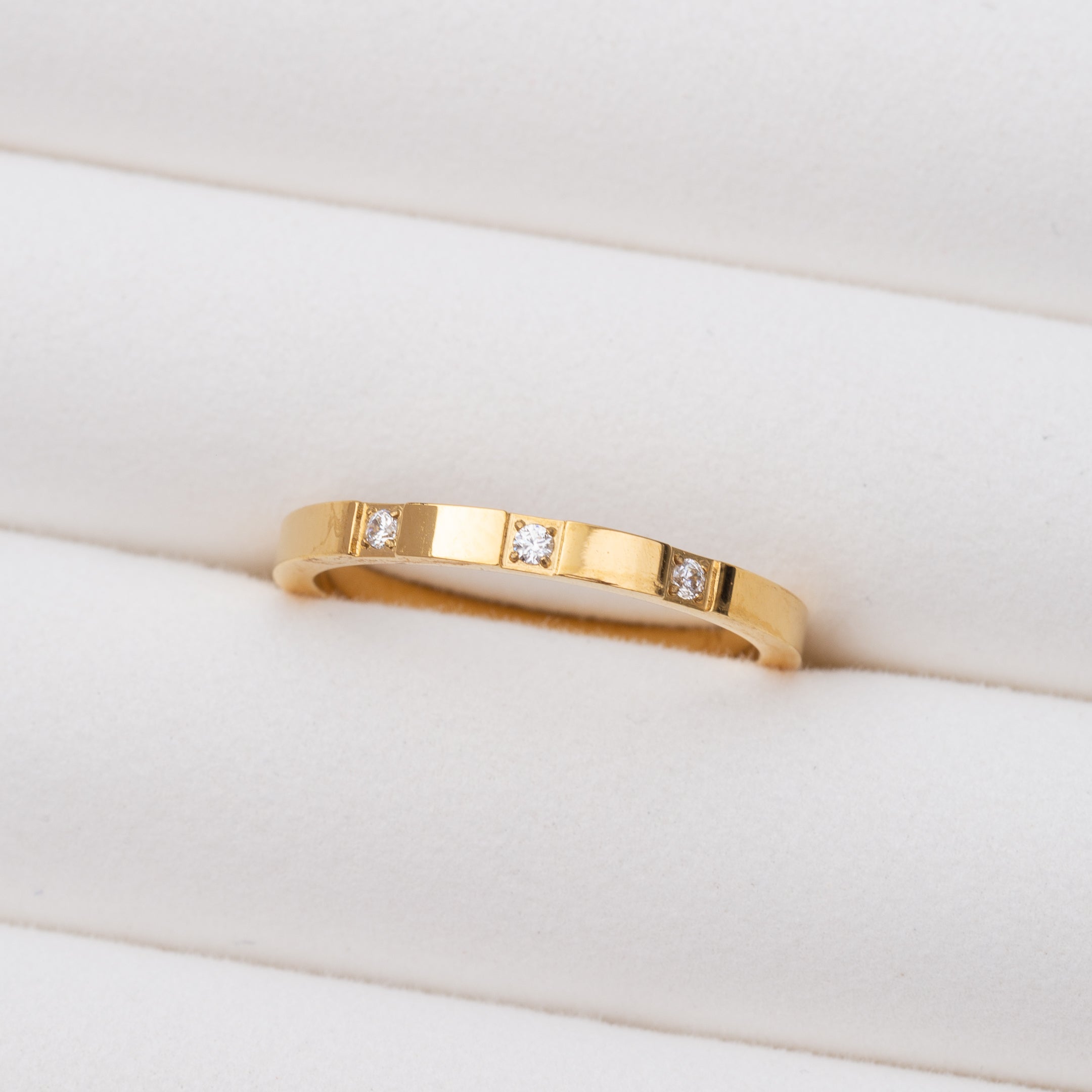 Bague en acier inoxydable garantie