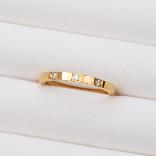 Bague en acier inoxydable garantie