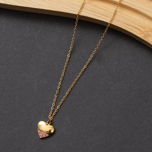 Collier en acier tendance en promo