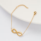 Gourmette en acier inoxydable infinity en promo