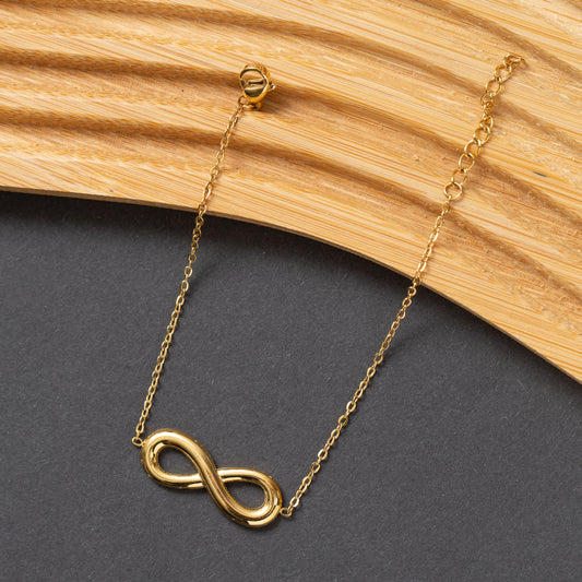 Gourmette en acier inoxydable infinity en promo