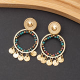 Boucles d'oreilles Pierre en Cristal en acier inoxydable