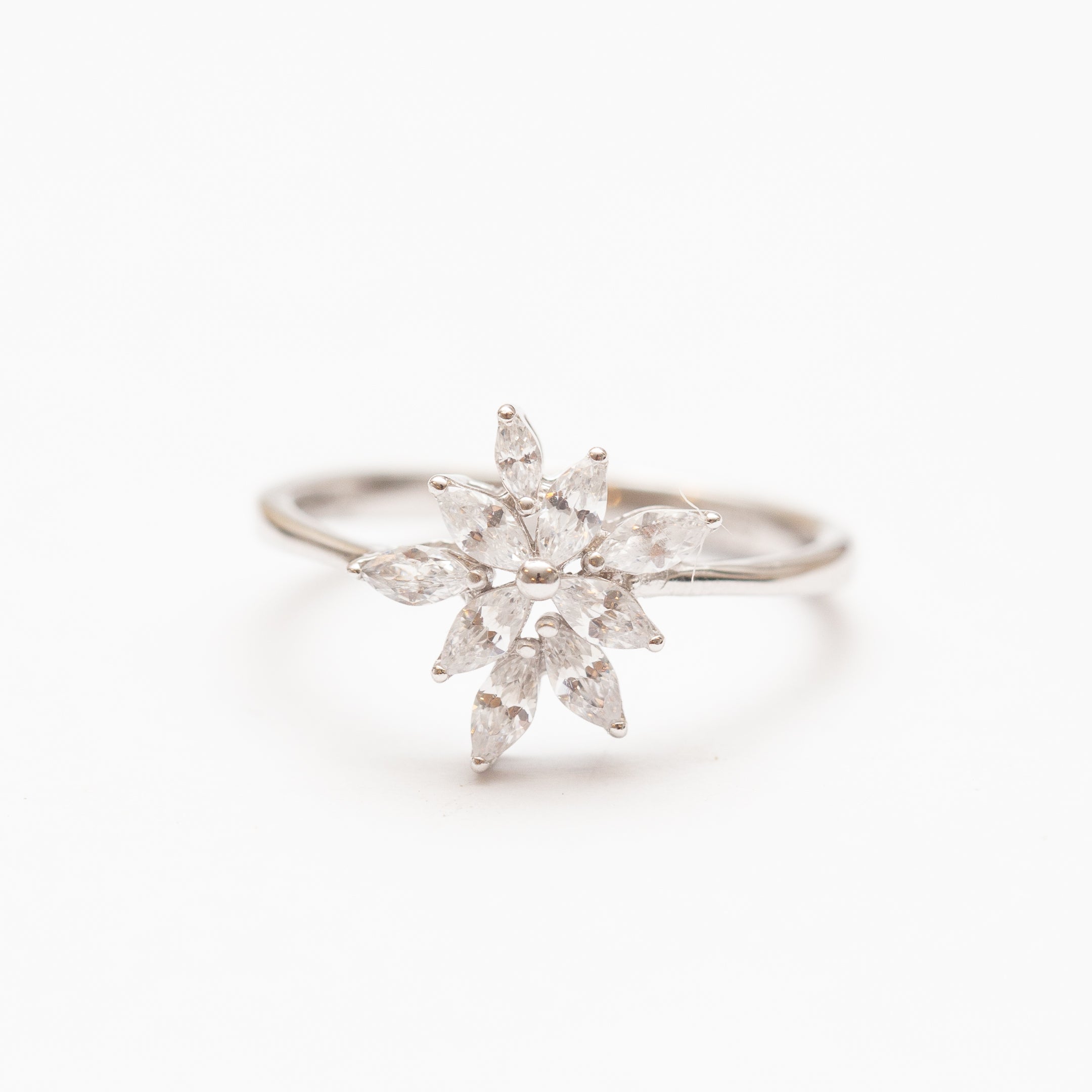 Bague Argent Rhodié - Tendance