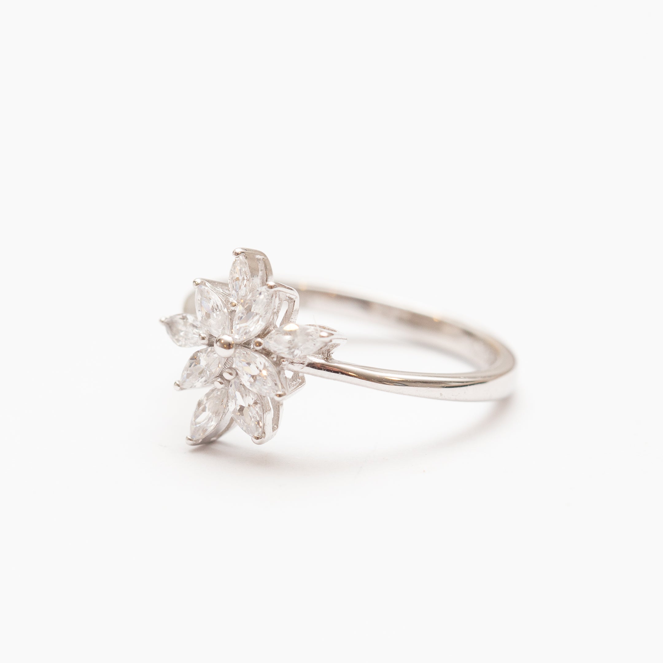 Bague Argent Rhodié - Tendance