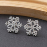 Boucles d'oreilles en argent rhodié