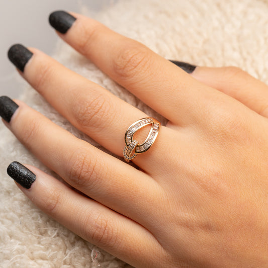 Bague en plaqué or Xuping XP