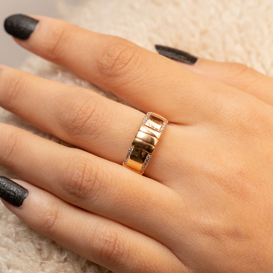 Bague en plaqué or Xuping XP