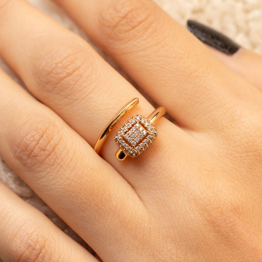 Bague en plaqué or Xuping XP