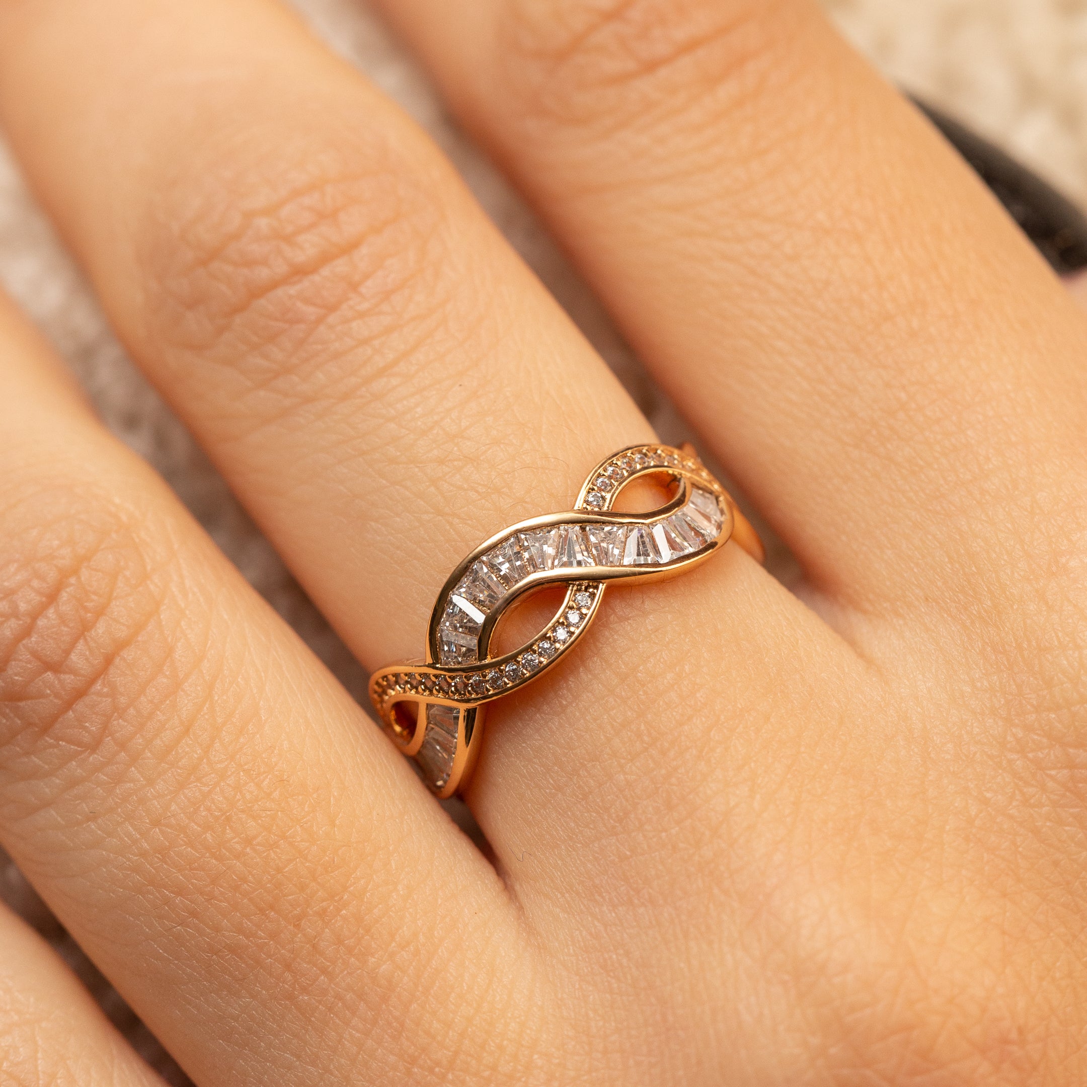 Bague en plaqué or Xuping XP