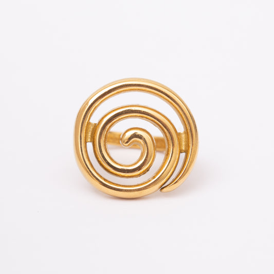 Bague Vintage en acier inoxydable