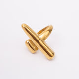 Bague Vintage en acier inoxydable