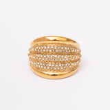 Bague Vintage en acier inoxydable