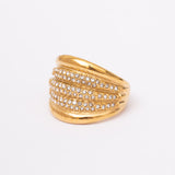 Bague Vintage en acier inoxydable