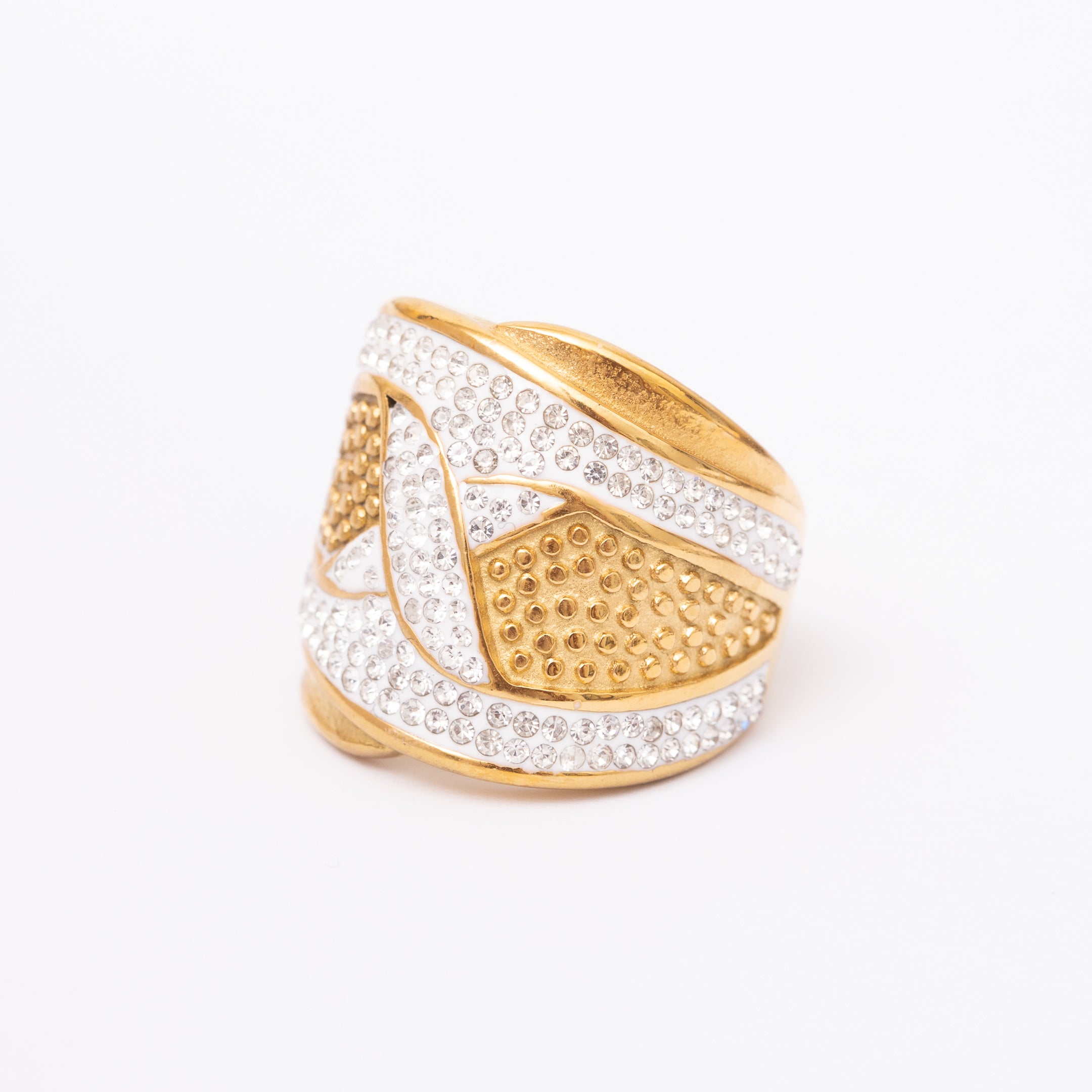 Bague Vintage en acier inoxydable