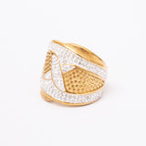 Bague Vintage en acier inoxydable
