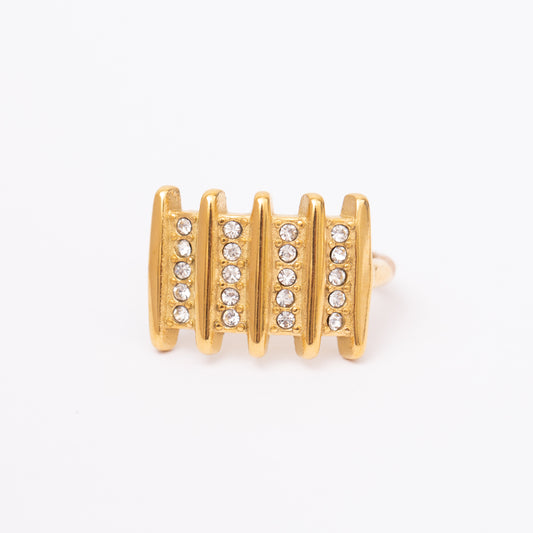 Bague Vintage en acier inoxydable