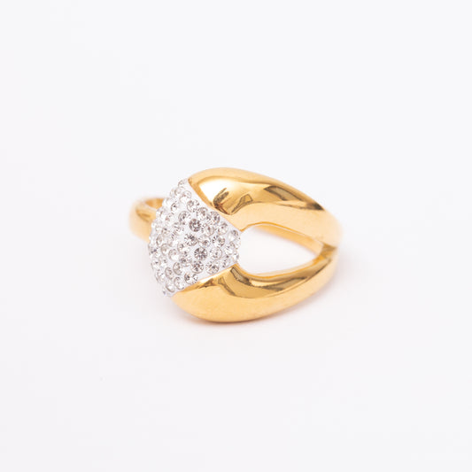 Bague Vintage en acier inoxydable