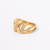 Bague Vintage en acier inoxydable