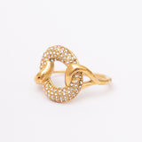 Bague Vintage en acier inoxydable