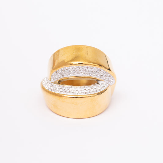 Bague Vintage en acier inoxydable