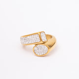 Bague Vintage en acier inoxydable