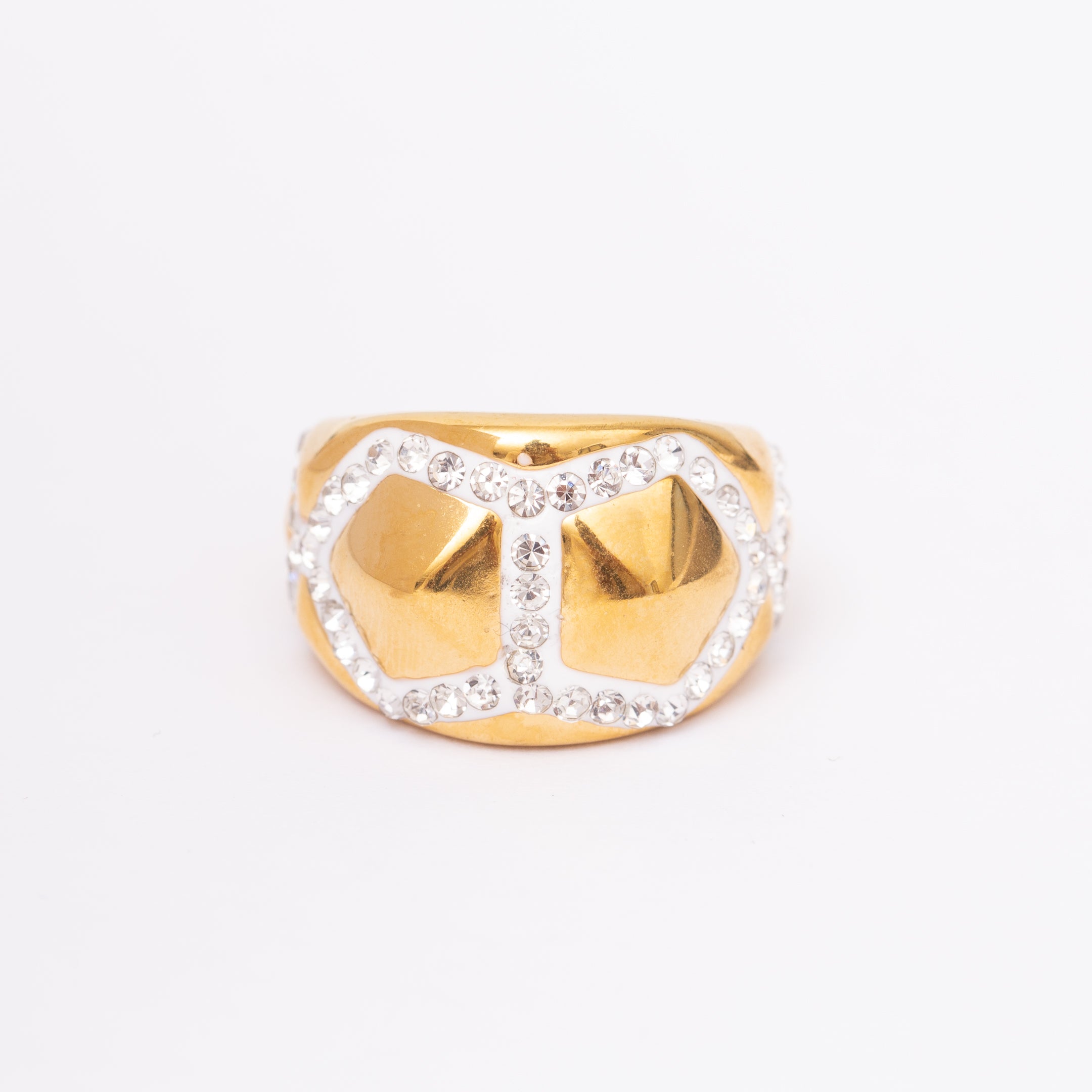 Bague Vintage en acier inoxydable